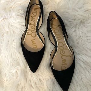 Black D’Orsay Flats